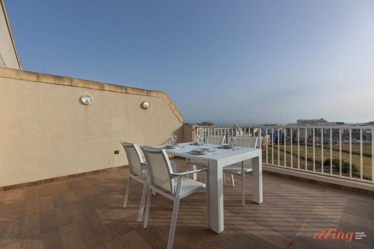 Apartment Sunny Penthouse Wterrace And Open Views St. Paul's Bay